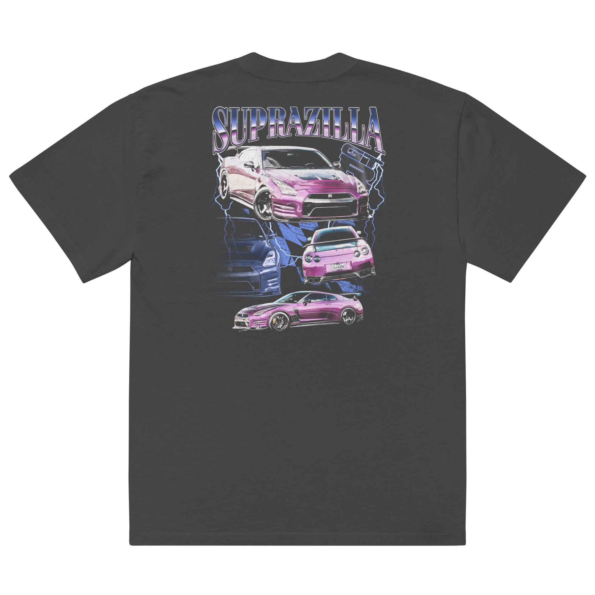 Oversized Triple Lightning T-Shirt