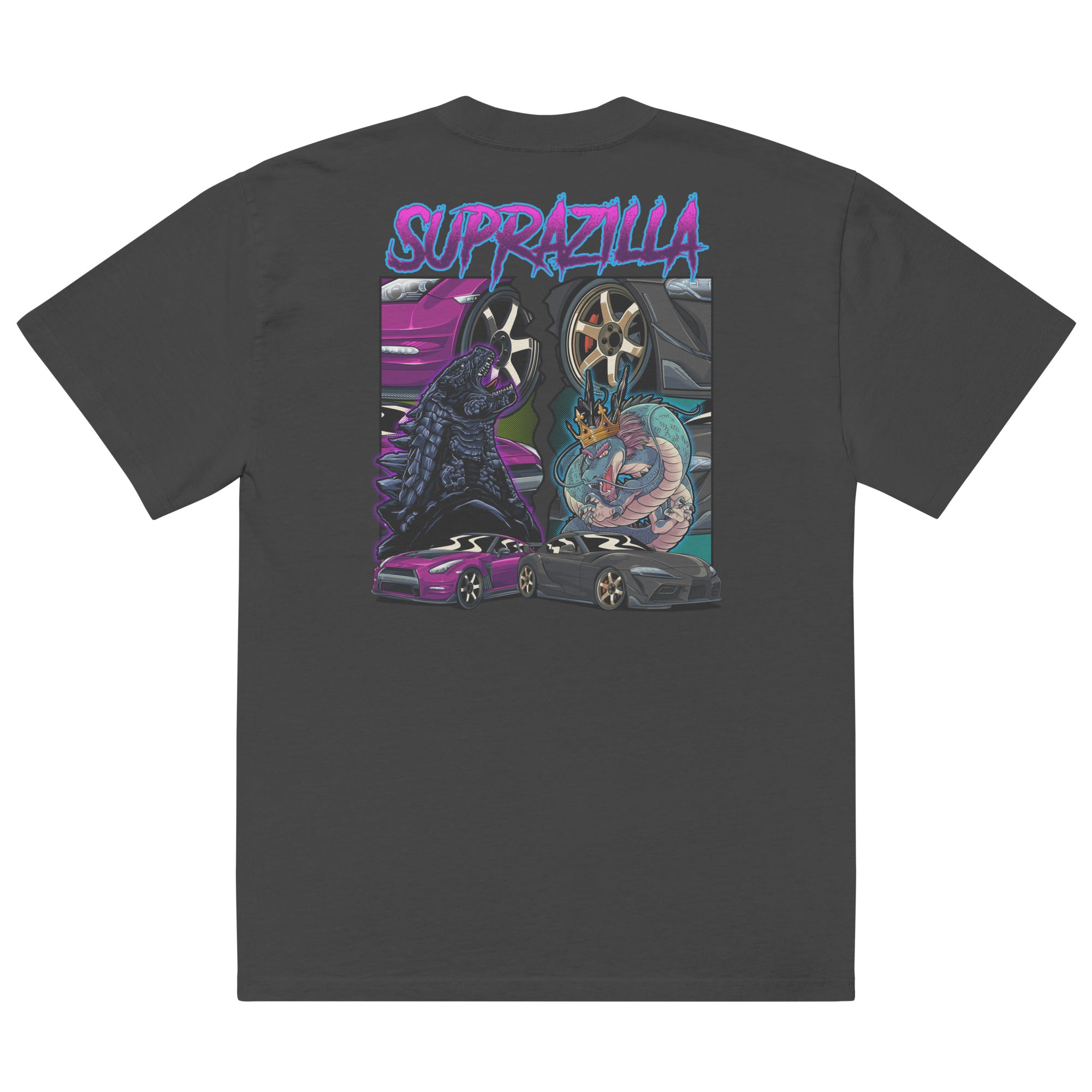 Oversized Suprazilla face to face T-Shirt