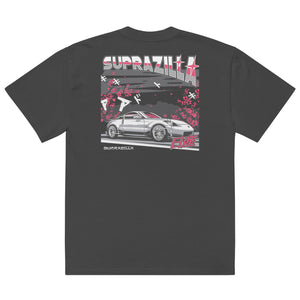 Oversized faded t-shirt 350Z Cherry Blossoms