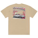 Oversized faded t-shirt 350Z Cherry Blossoms