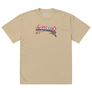 Oversized faded t-shirt 350Z Cherry Blossoms